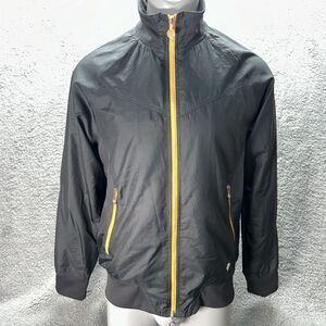 RARE NIKE Run  Black Orange Dual Zipper Jacket Lg RN56323 See Measurements